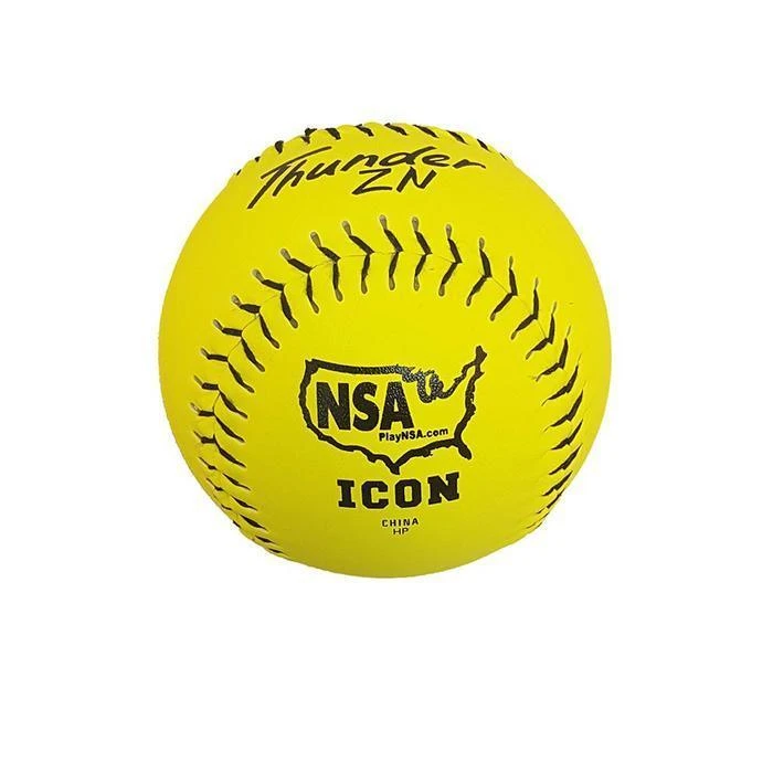 Dudley Thunder ZN HYCON ICON NSA 12" Slowpitch Softballs (DOZEN): 4E199Y - Image 2