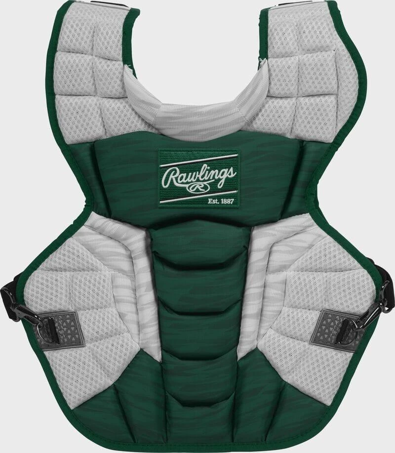 Rawlings Adult Dark Green/White VELO 2.0 Catcher's Gear Box Set: CSV2A-DG/W - Image 4