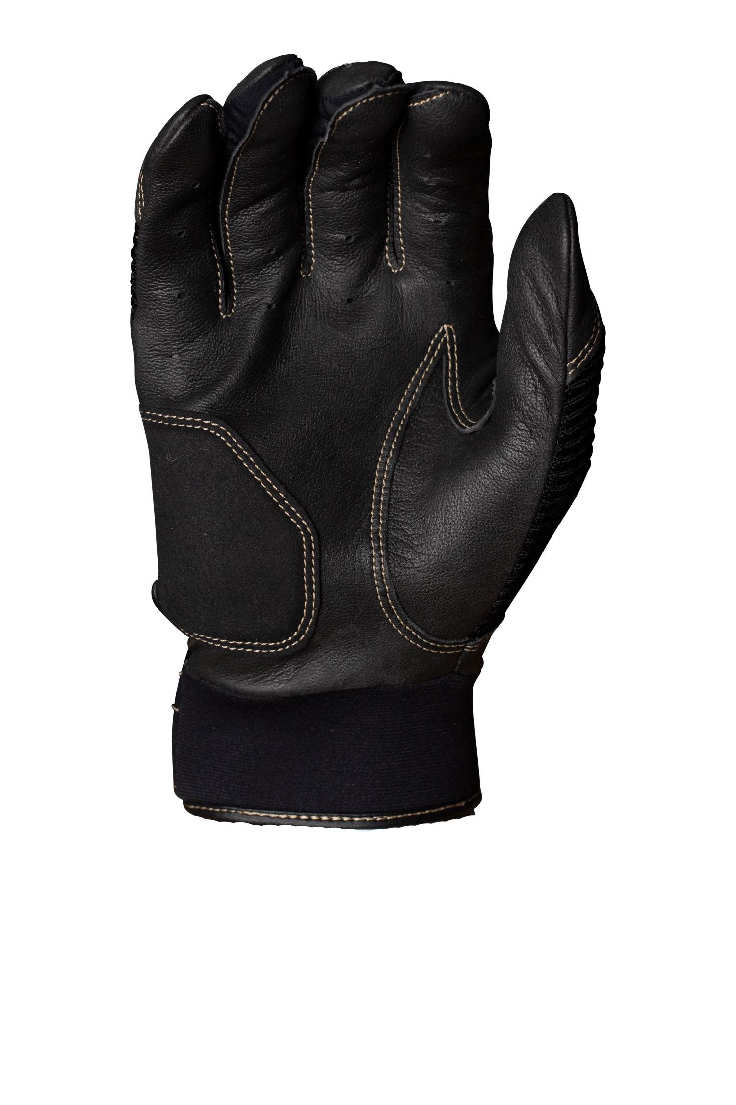 Miken Softball MK7X Adult Black And Gold Batting Gloves: MBGGLD-BLK - Image 2