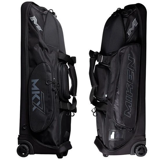 Miken MKMK7X Black Pro Wheeled Roller Bat Bag: MKMK7X-PRO-BLK - Image 2