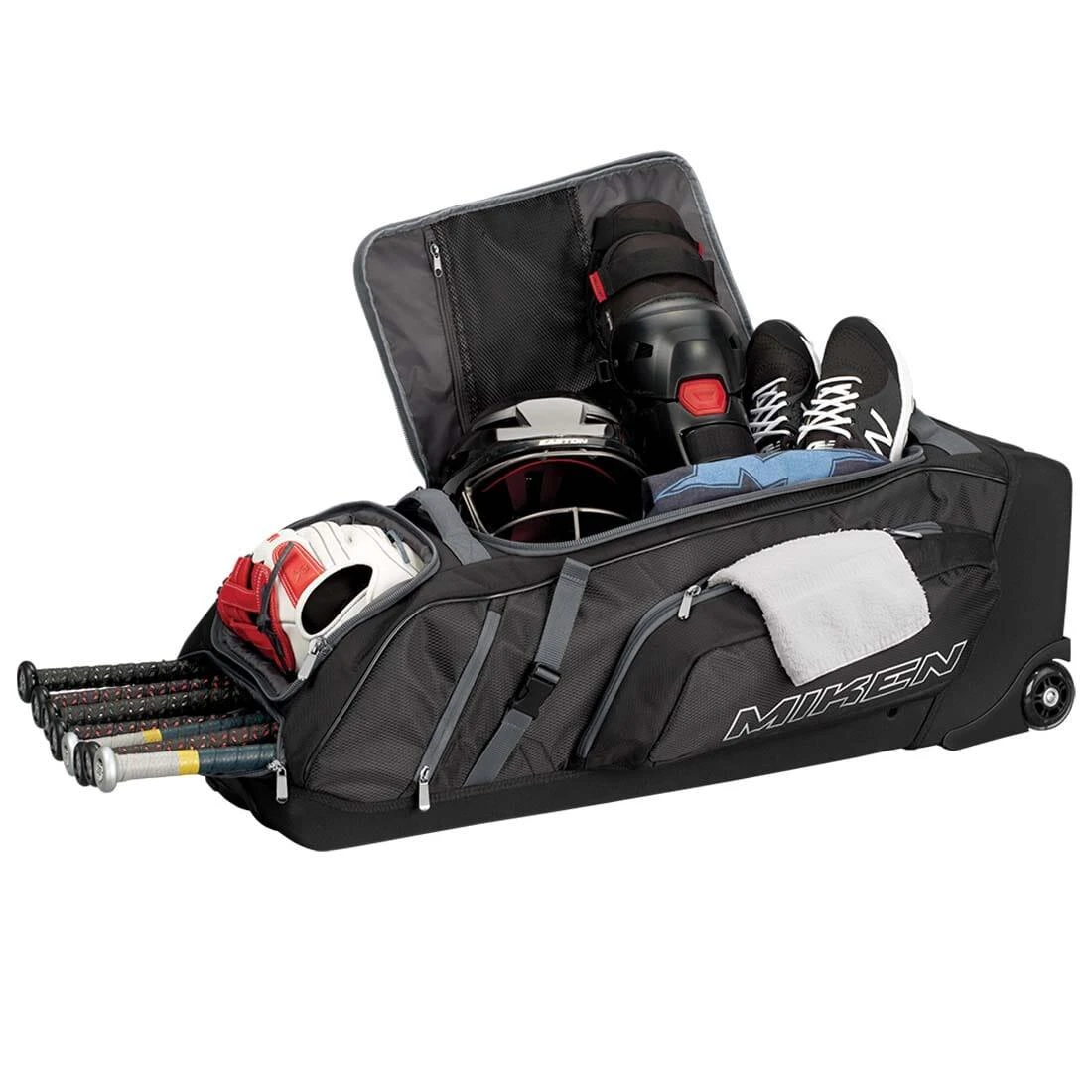 Miken Deluxe Slowpitch Wheeled Roller Bag: MBA005 - Image 4