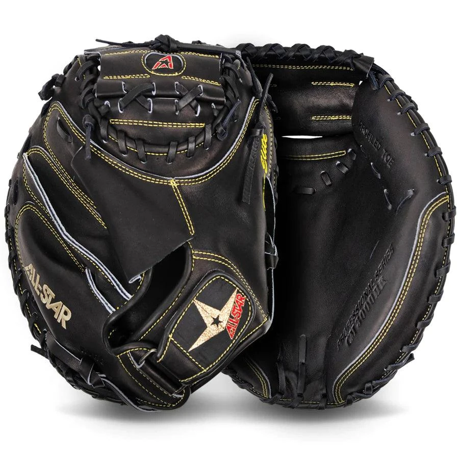 All-Star Pro Elite 35" Baseball Catcher's Mitt: CM3000BK - Image 3